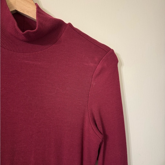 Marine Layer Lexi Ribbed Mockneck Midi XS - Picture 3 of 6